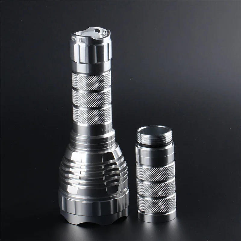 1 шт. песок серебро Цвет конвой L2 DIY 18650/26650 с автоматической фокусировкой AF корпус фонаря Хост без светодиодный и драйвер для осветительных приборов