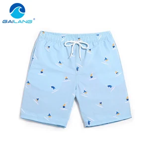 Мужские пляжные шорты Gailang, быстросохнущие шорты-боксеры на каждый день, 2017