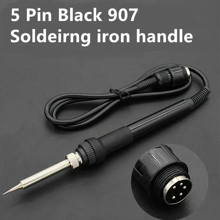5pin Горячая паяльная станция железная ручка 24 В для HAKKO 907 ESD 936 937 928 926 | Инструменты