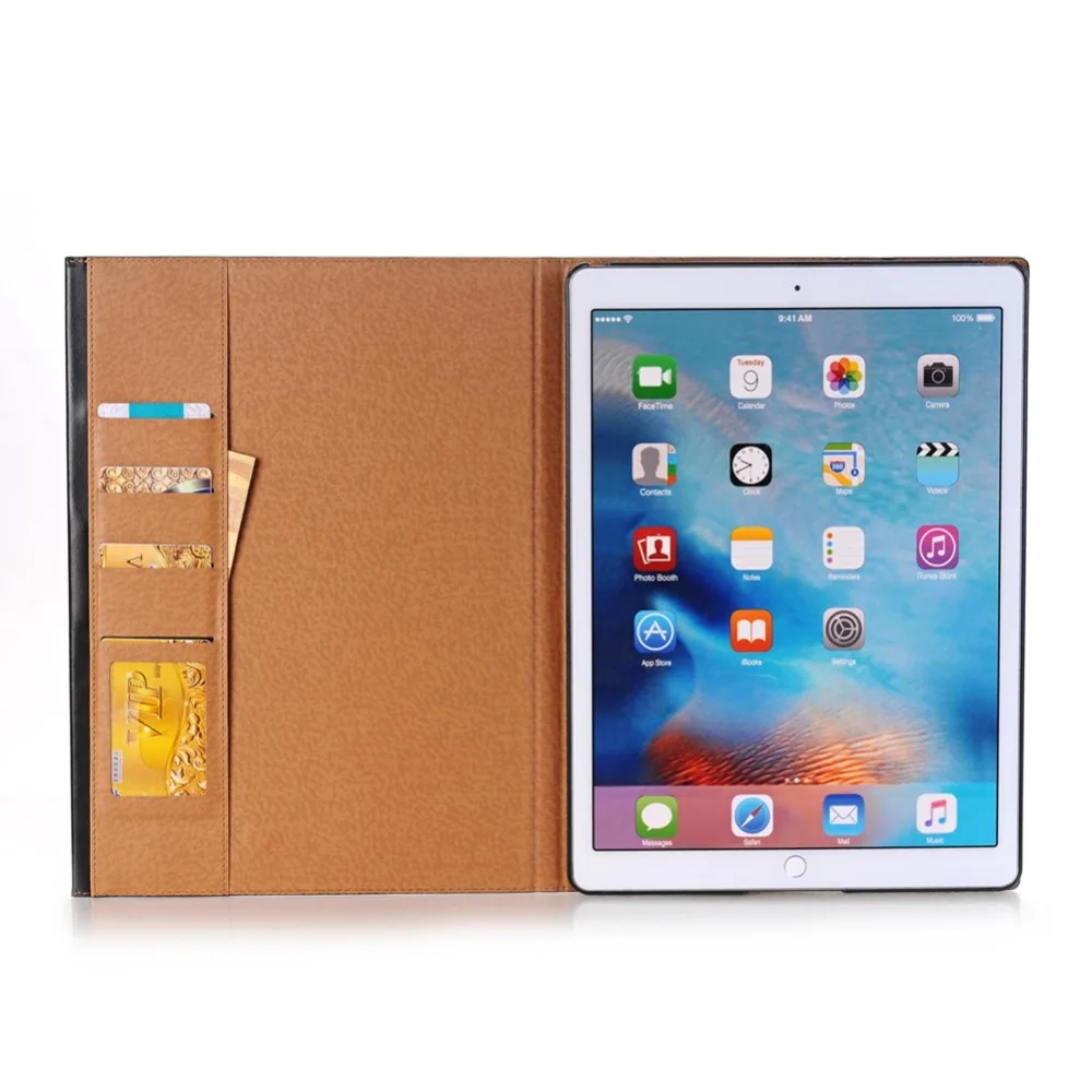 Case For iPad pro 12.9 2017 2016 Patchwork PU Leather Cover Flip Stand Hybrid Tablet 2017/12.9 | Компьютеры и офис
