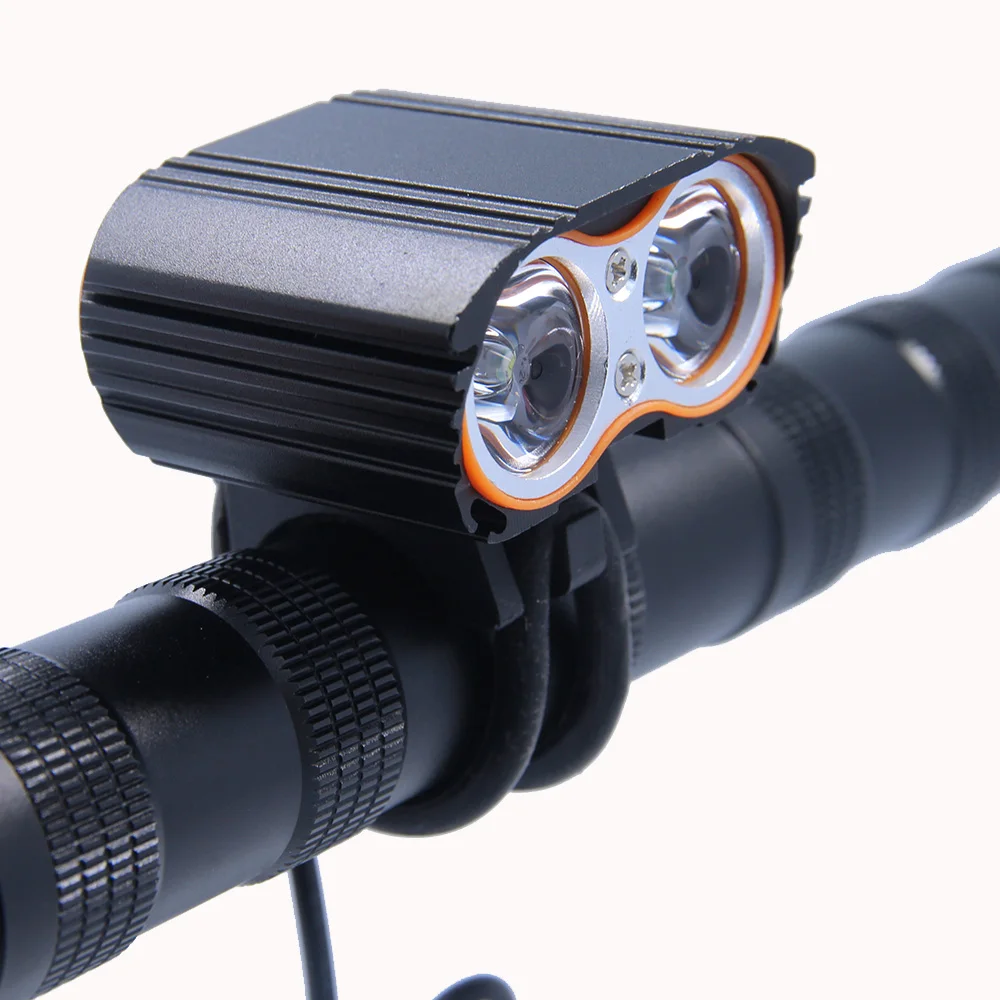 Водонепроницаемый Головной фонарь для велосипеда Walkfire 5000 люмен 2x T6 - купить по