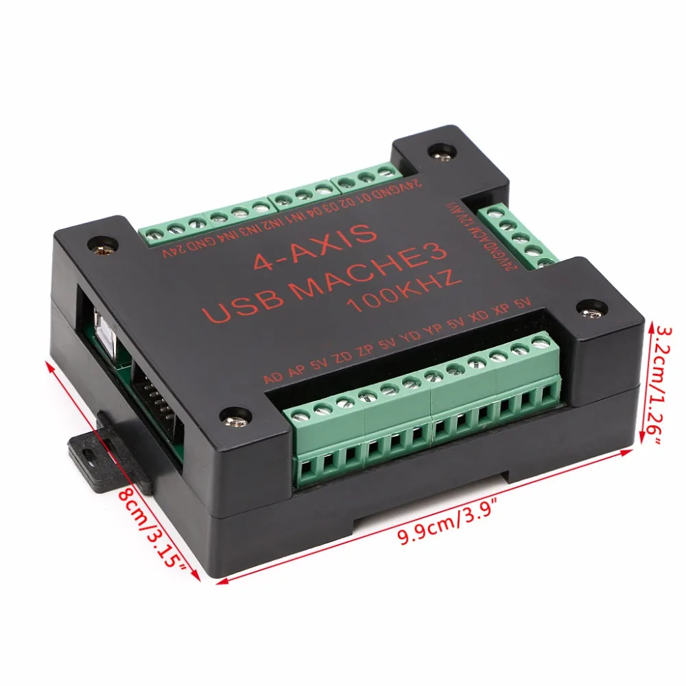 ЧПУ USB MACH3 100 кГц коммутационная плата 4 оси Интерфейс драйвер контроллер