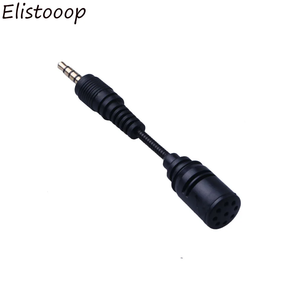 Elistooop Мини Гибкий микрофон с разъемом 3 5 мм новый для мобильный телефон ПК
