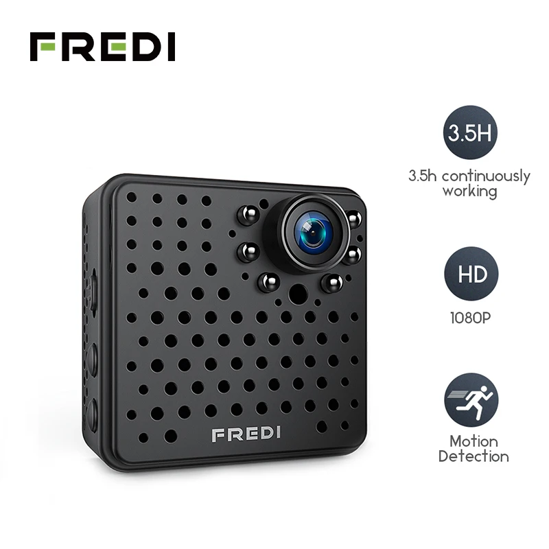 FREDI мини IP Камера 1080 P Инфракрасный Ночное Видение безопасности Камеры Скрытого