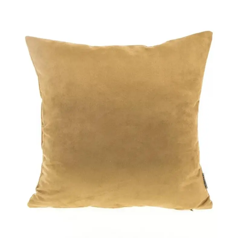 Home Decor Новинка зимы одноцветное замшевая Подушка охватывает 45*45 см Черный, серый цвет желтый Рождество мягкий площади диван Наволочка в стиле День Благодарения крышка - Цвет: 6