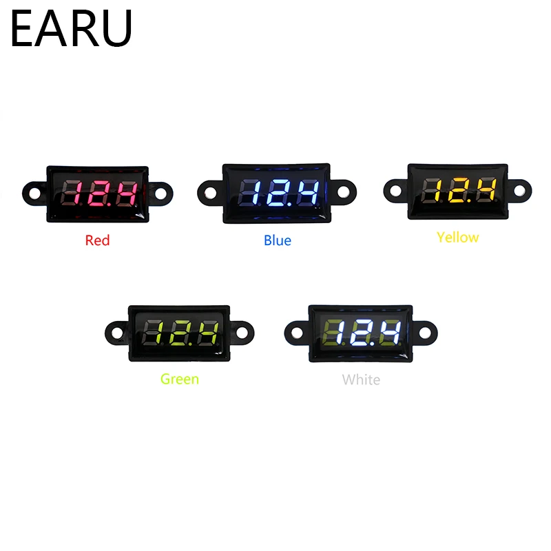 Motorcycle Car Boat DIY Waterproof 0.28'' DC2.5-30V Digital LED Mini Display Module Voltmeter Voltage Tester Panel Meter Gauge |