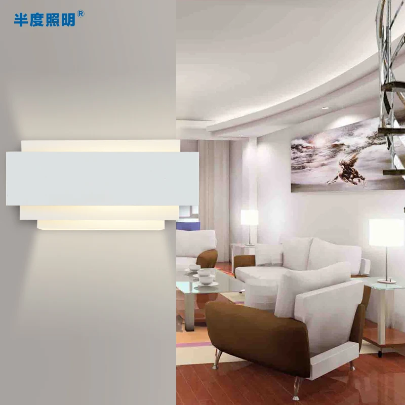 

Wall lamp modern brief bedroom lights study light led living room lamps ofhead lighting