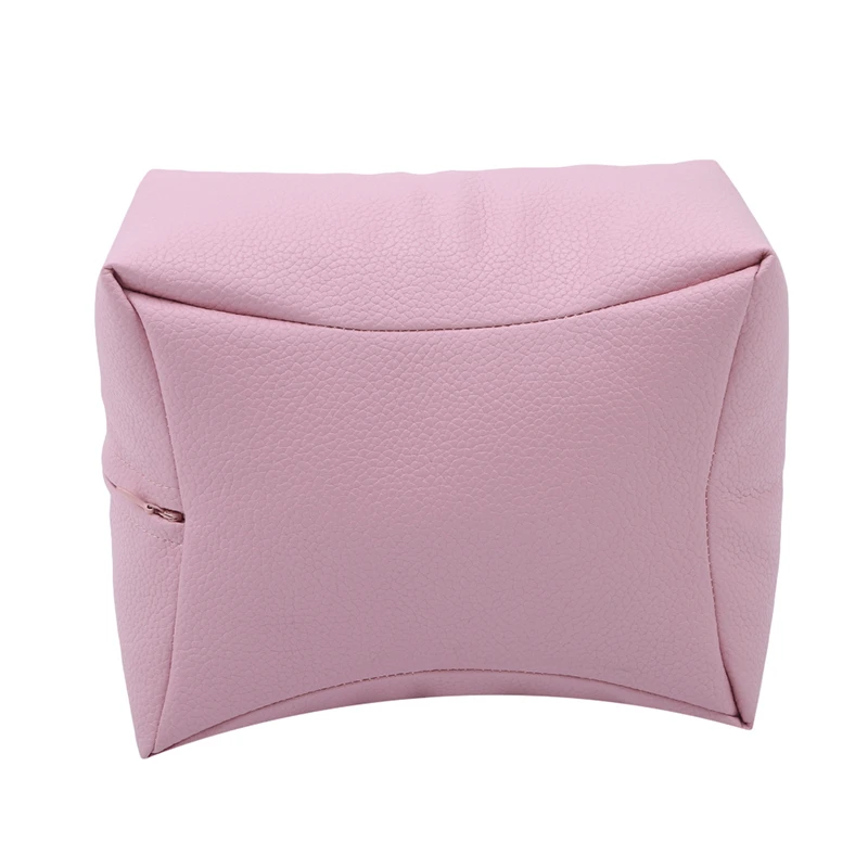 Professional Nail Table Hand Pillow Pink / White Gray Black PU Leather Armrest Cushion Salon Tool Palm Care | Красота и здоровье