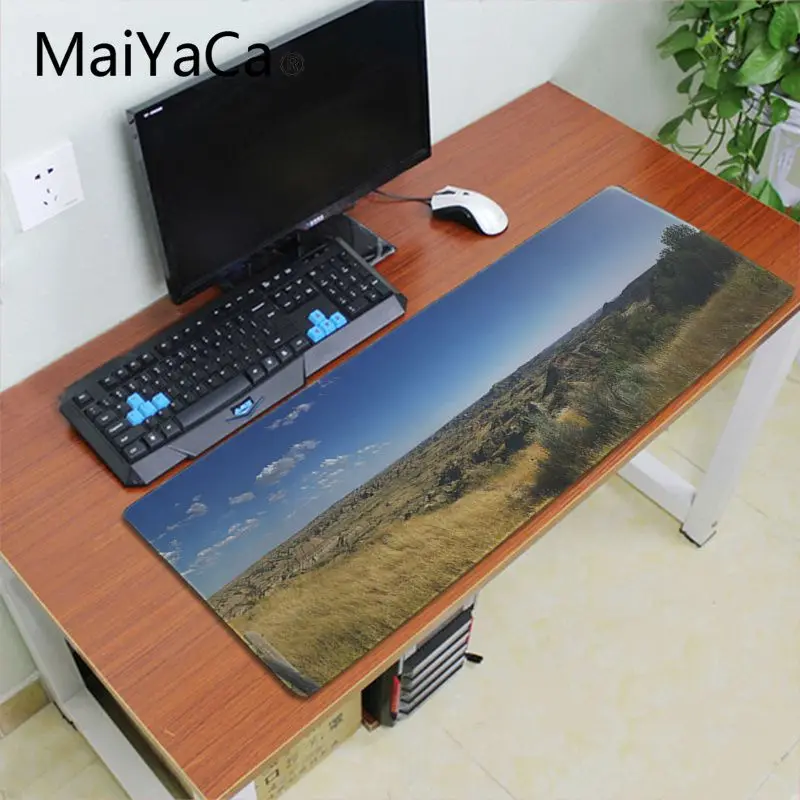 Lock Edge 30x80cm Maiyaca лучший вид в PUBG уникальная настольная панель коврик для игровой мыши ноутбук ПК игровой коврик большой коврик для мыши геймер Коврик для мыши - Цвет: Lock Edge 30x80cm
