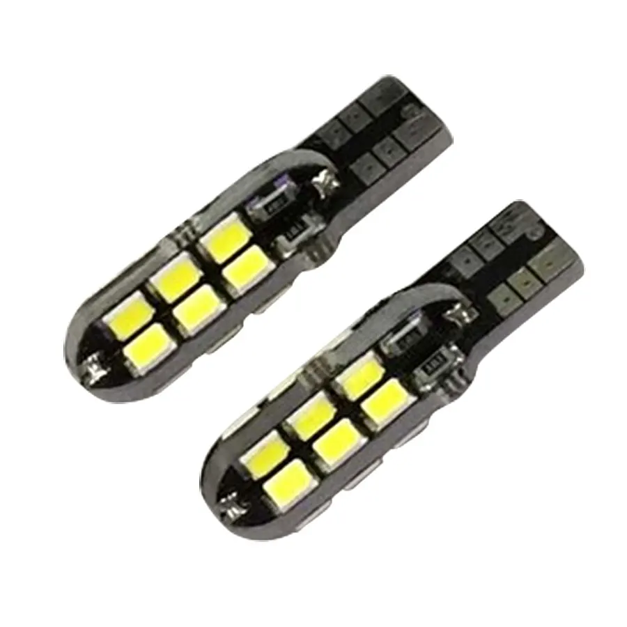 10 шт. Автомобильные светодиодные лампы T10 24 SMD W5W 194 168 2835 CAN|auto lamp|w5w canerror free |