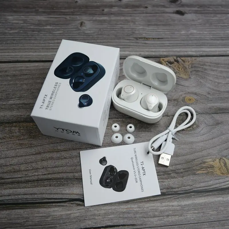 Wireless Earbuds Bluetooth 5.0 With MIC Deep Bass 3D HiFi Stereo Earphone APTX Noise Cancelling For Iphone XR XS Samsung Galaxy