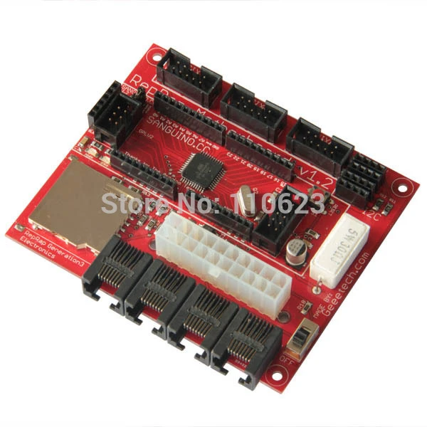 2019 Новый Geeetech 3D принтер reprap материнская плата V1.2 контроллер бесплатная доставка |