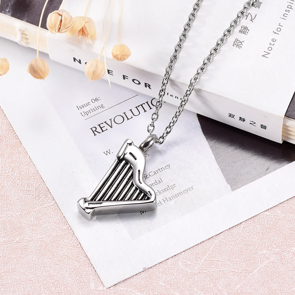 

Organ Shape Cremation urn Necklace Memorial Ashes Holder Keepsake Stainless steel urn pendant & fill kit