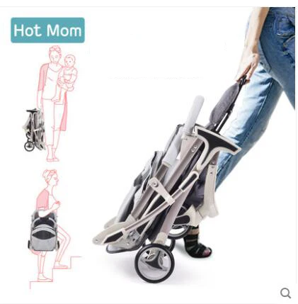 Бесплатная доставка новая детская коляска Hotmom легкая переносная Складная для