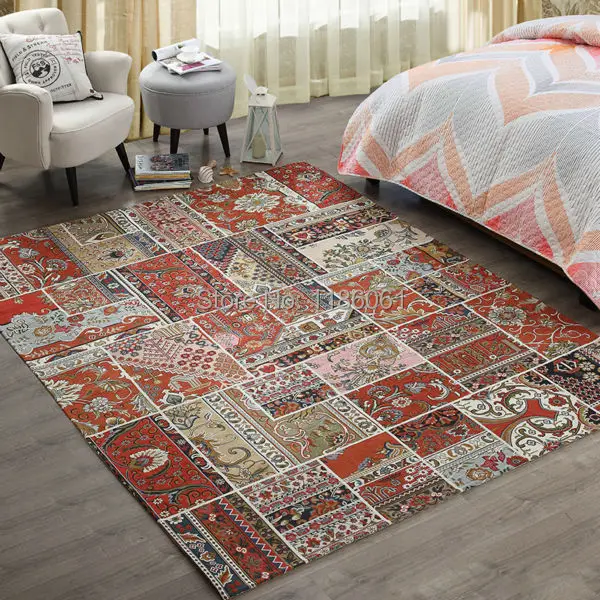 Скидка современный ковер для гостиной и зоны красный ванной комнаты спальни