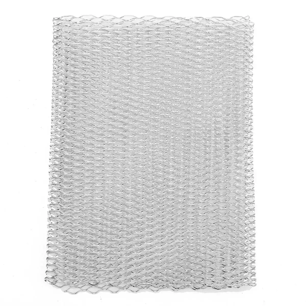 Универсальная сетчатая решетка из серебристого алюминиевого сплава 100x33 см для