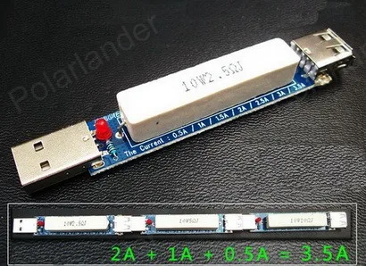 USB-тестер вольтметр-амперметр постоянного тока 2 А 5 В измеритель мощности и