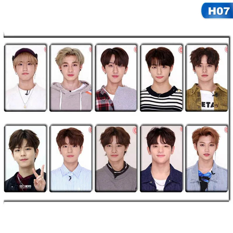 10 шт./компл. KPOP защищает Детские ломо карты фотокарточек липкий Фотокарта плакат подарочный набор канцелярских принадлежностей