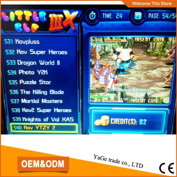 Новейший дизайн видеоигры очень хороший блок управления процессором arkade Board |