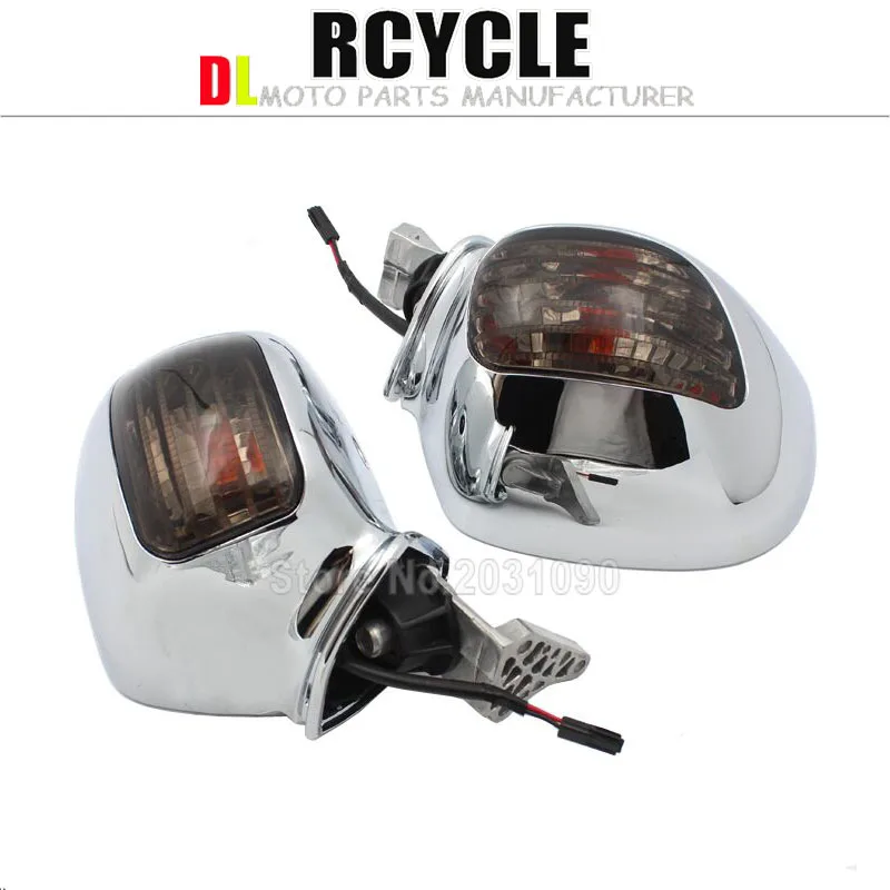 Мотоциклетные зеркала заднего вида светодиодный Сигналы поворота для Honda Goldwing