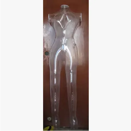 

Free Shipping!! New Arrival Inflatable Female Model Clear Inflatable Mannequin Transparent Manikin On Promotion