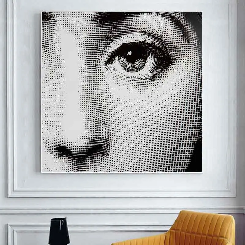 Куадрос украшения Fornasetti один картина холст не содержит Дерево Современный Винтаж ретро подарки стены книги по искусству цитаты украшения в спальню