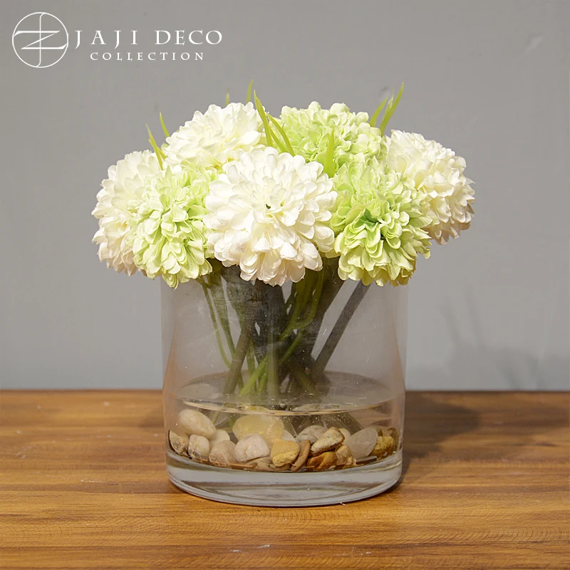 

home decoration Ornaments Artificial flower Potted plants Living room table set with flowers Small hydrangea bouquet flowers
