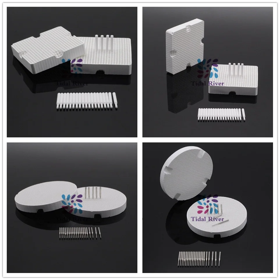 4/шт. Керамические сотовые обжимные лотки для дантиста и 20/шт. Цирконий 20 шт.