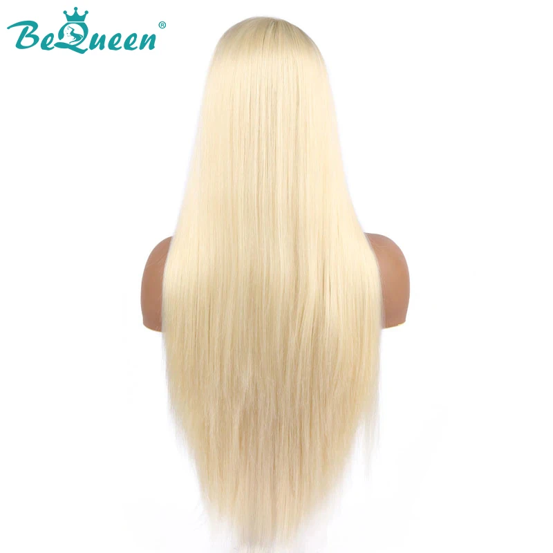 Парики Bequee 13*6 парики на сетке спереди человеческие волосы 613 # светлые зеленые