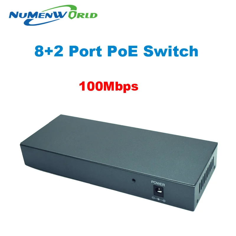 PoE switch 10 port 10/100Mbps desktop Fast Ethernet Switch Dahua for HD 720P/960P/1080P ip cameras
