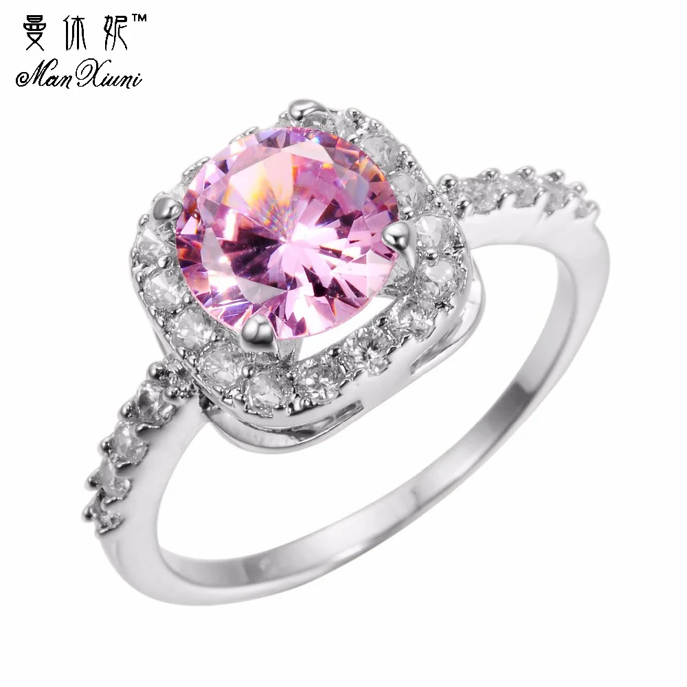 14 цветов Модные посеребренные кольца ювелирные изделия кубический циркон для