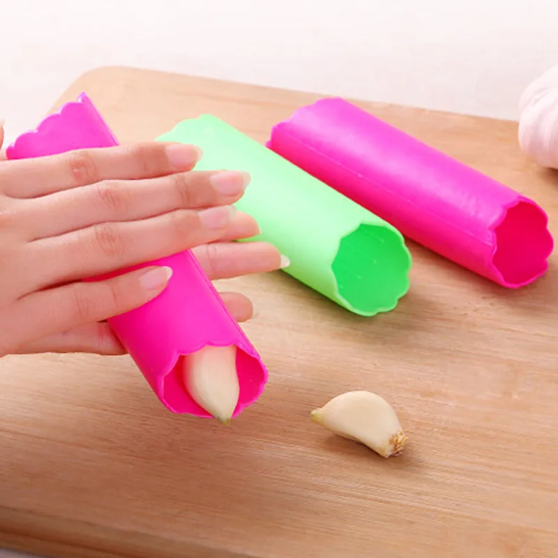 Newest Silicone Garlic Peeler Vegetable Cleaning Peeling Tube Convenient And Easy To Use Kitchen Gadgets | Дом и сад