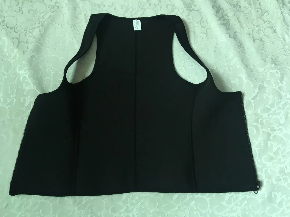 Неопрен пот молния Корректирующее белье пуш-ап Жилет Талии Тренажер Cincher живота