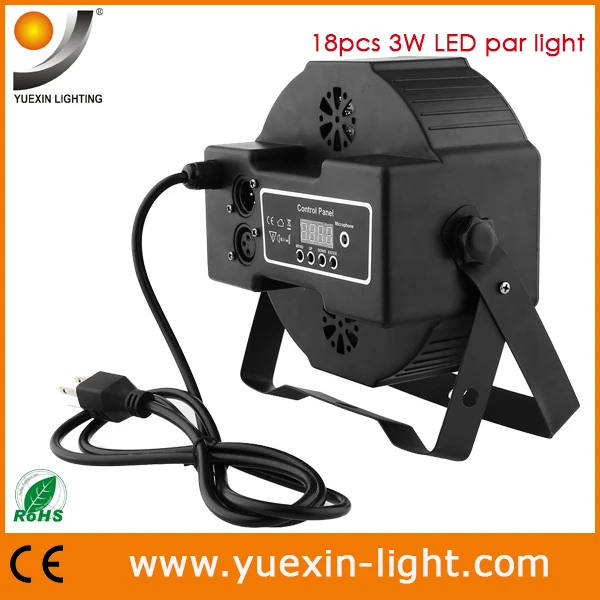 18LED RGB с dmx led par свет сценический эффект для дискотеки dj партии плоские дома мыть