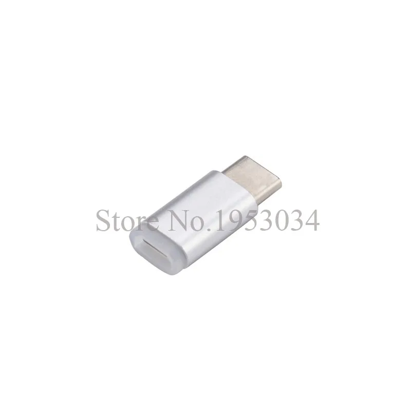 50 шт./лот Micro на Type c USB C адаптер зарядное устройство аксессуары синхронизация