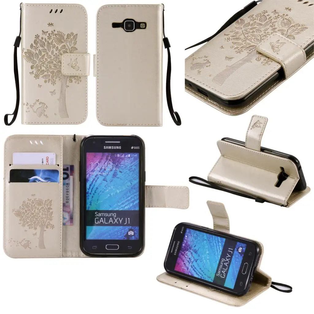 Крышка для samsung J1 j 1 2015 чехол флип телефона Galaxy sm j100fn J100 J100F J100H J100FN J100G чехол|cover for