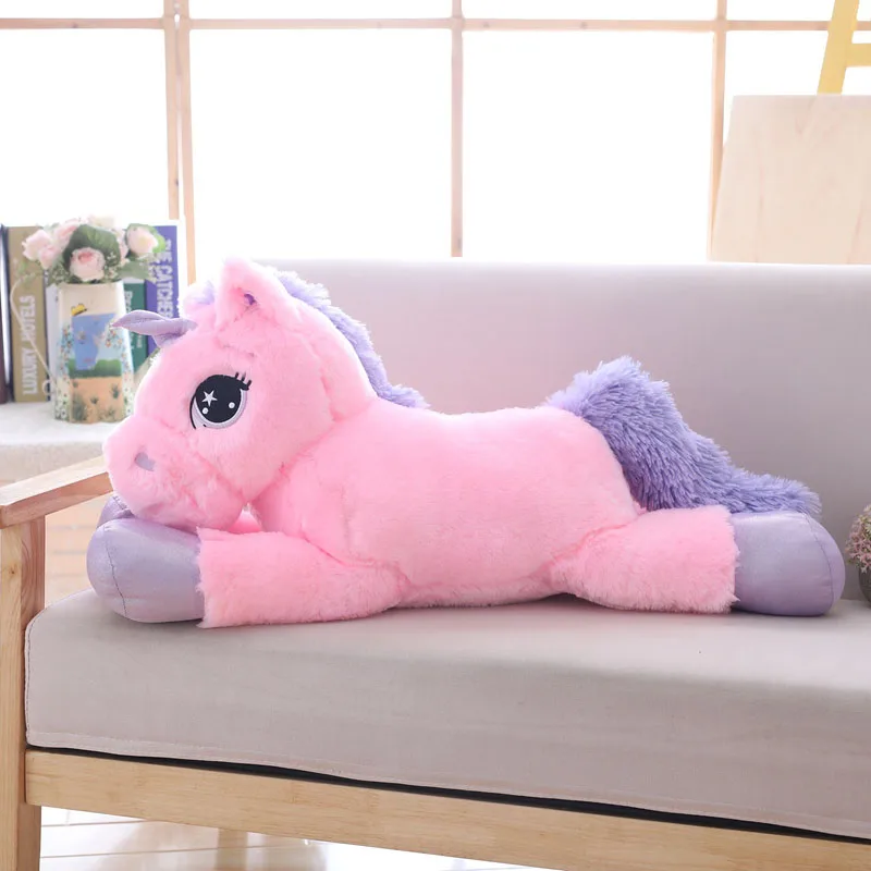 

80CM/110CM Unicorn Plush Toys Unicorn Stuffed Animal Soft Doll Big Size Giant Unicornio Plush Pillow For Kids Children Birthday