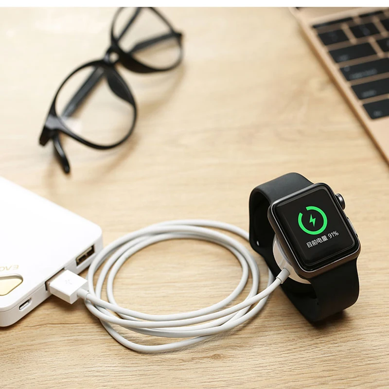 Беспроводное зарядное устройство для iWatch серии 2 3 портативное магнитное фута/1 м