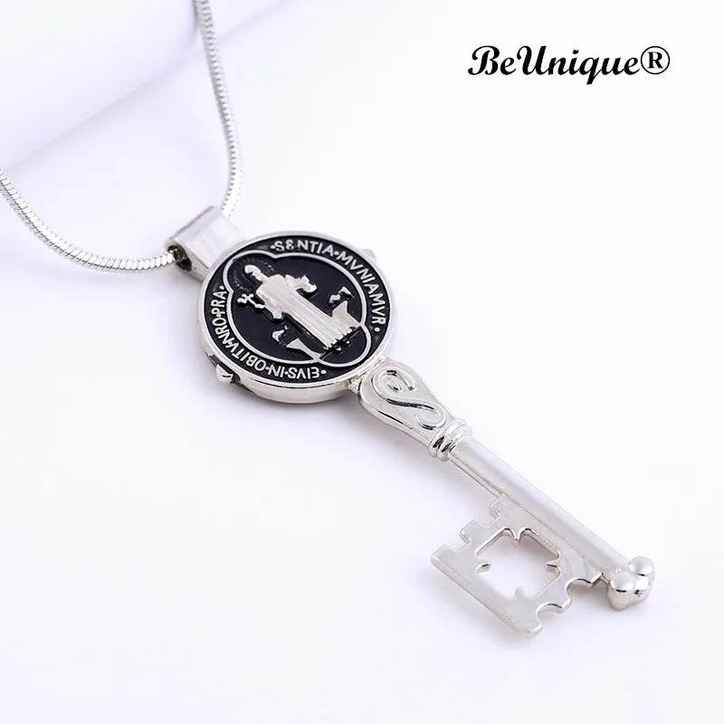 2017 классический католический крест ожерелье кулон в форме ключа длинный свитер