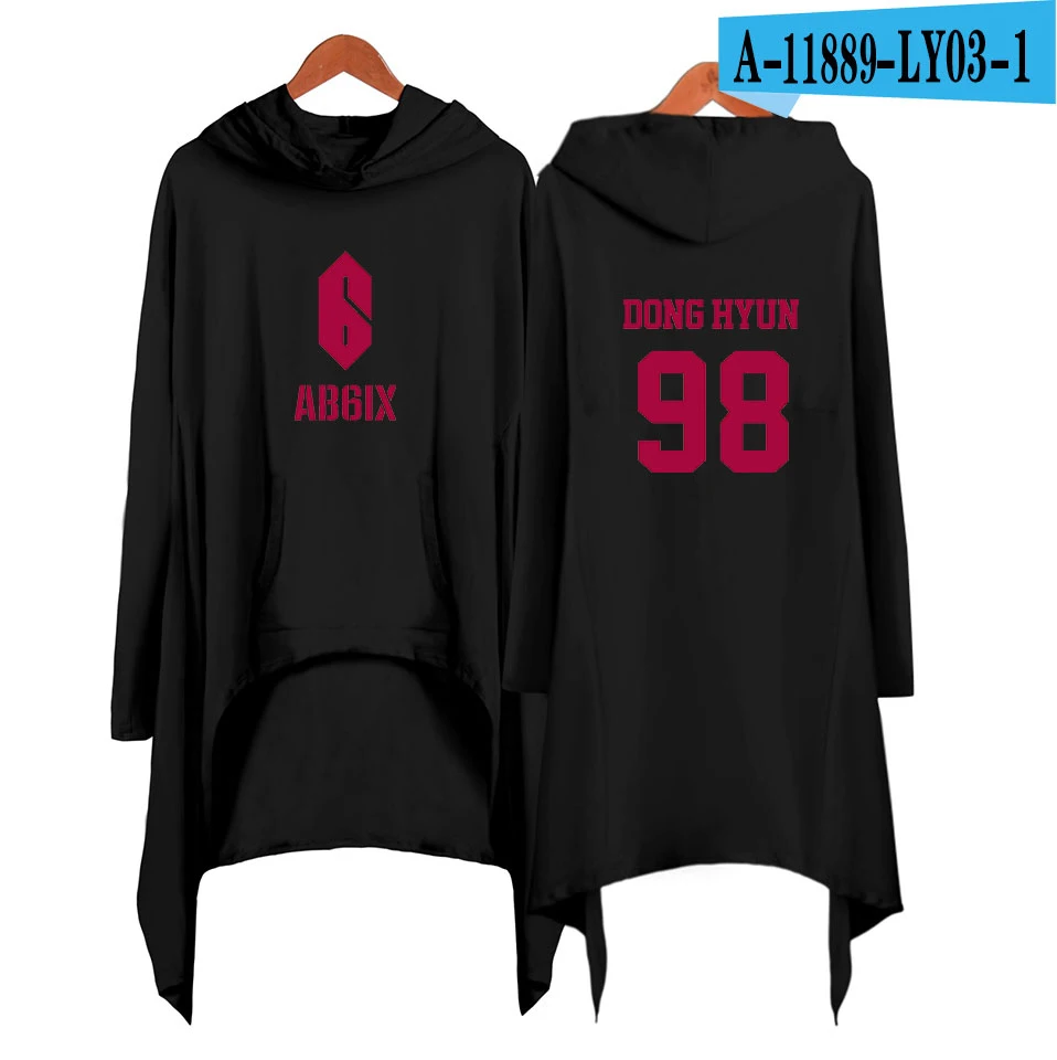 Black Стиль AB6IX печать летнее Досуг Стиль Harajuku женские сексуальные платья горячая Распродажа Модные платья с капюшоном - Цвет: Black