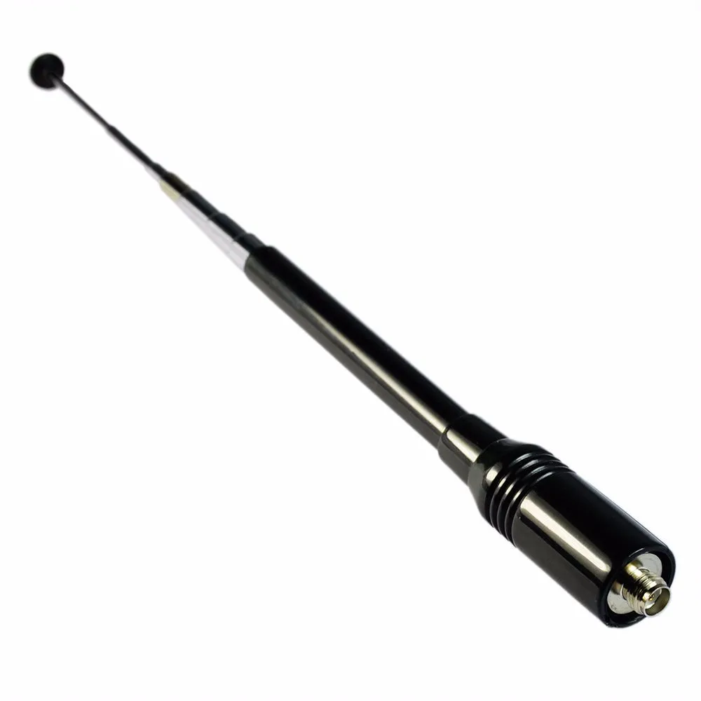 XQF NA 773 Dual Band Выдвижная антенна SMA Female для Kenwood радио BAOFENG UV 5R 888S двухстороннее