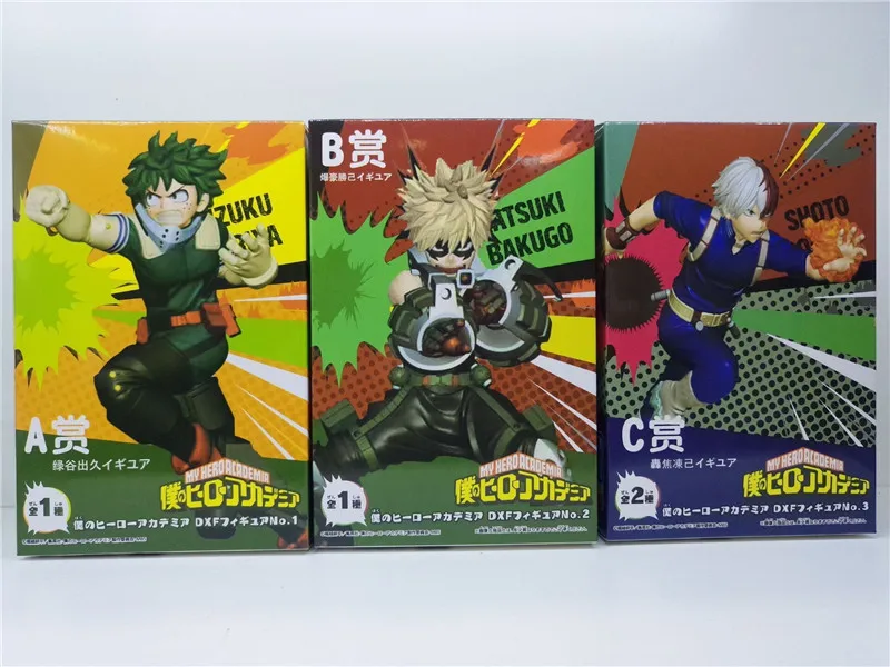 

Anime My Hero Academia Midoriya Lzuku Bakugou Katsuki Todoroki Shoto PVC Action Figure Collectible Model toy for kids gift