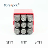 numbers 345mm dotted steel sealbaterpak car chassis number stamp puncher steel word punch stampmatrix dot stamp9pcsbox