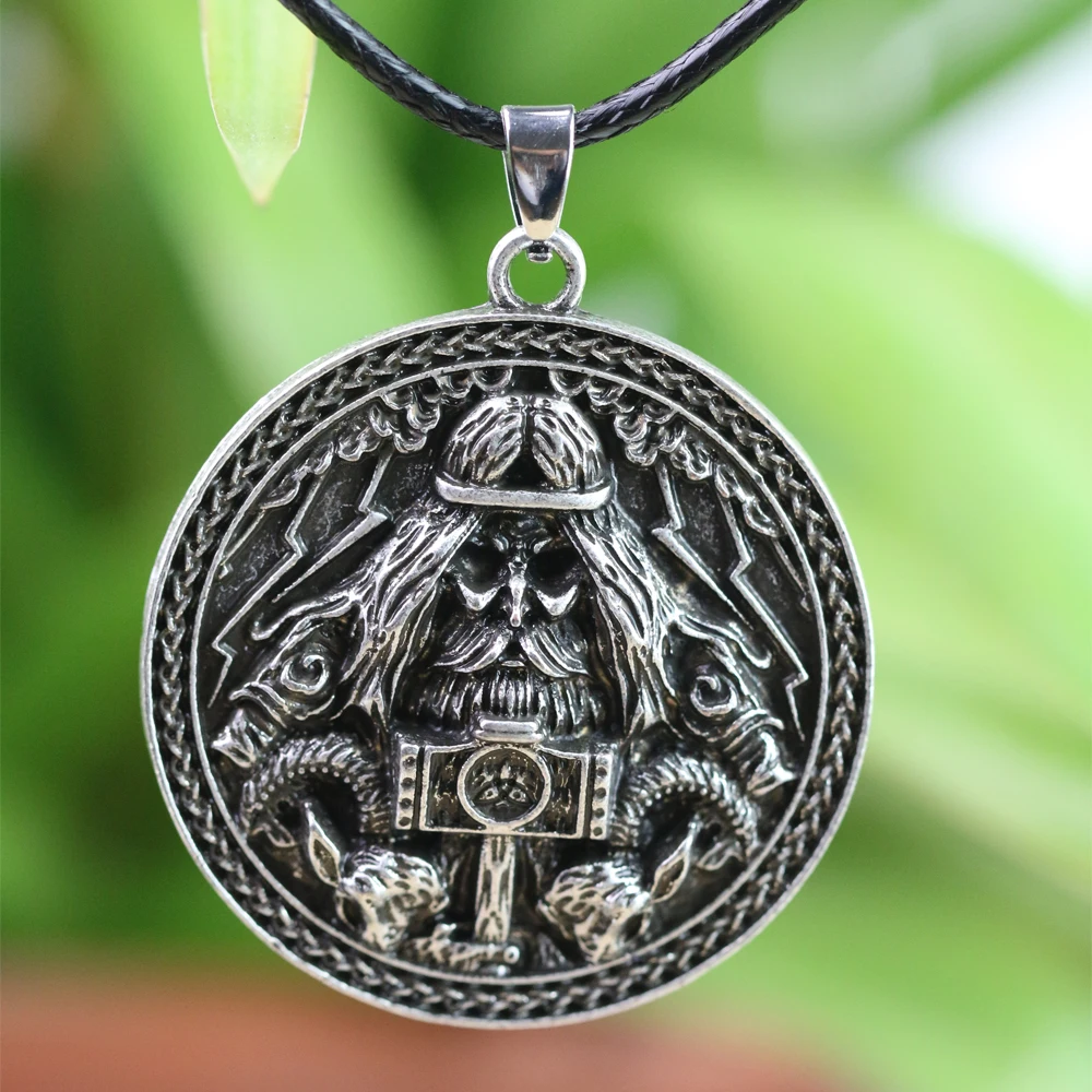 Ожерелье LangHong с подвеской из амулет Викинга 10 шт.|pendant necklace|thor necklacetalisman necklace |