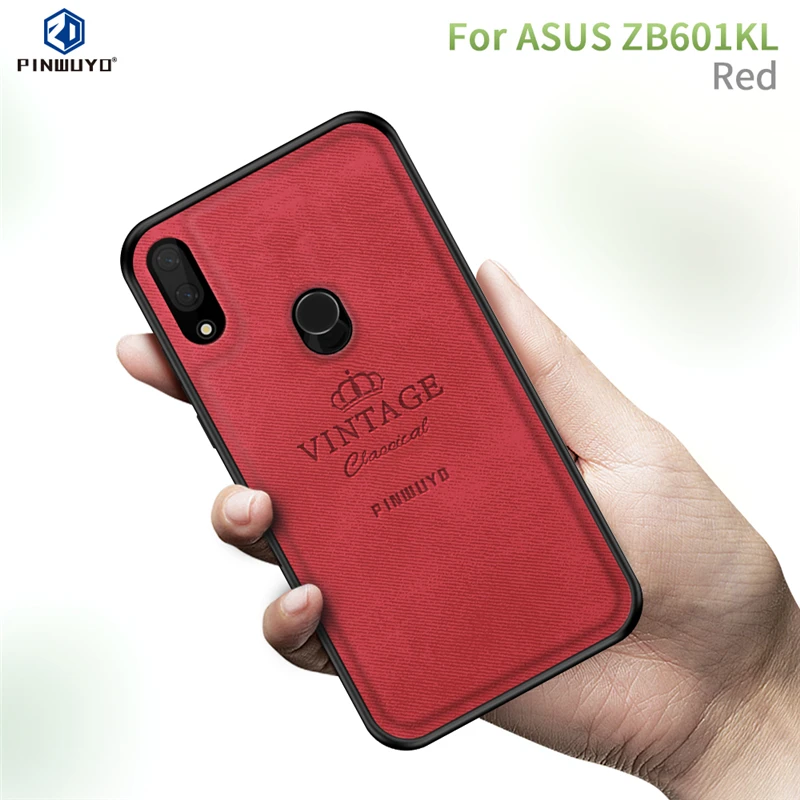 Чехол для Asus Zenfone Max Pro M1 ZB601KL ZB602KL Винтажный чехол из кожи ПУ и ПК Жесткий Защитные