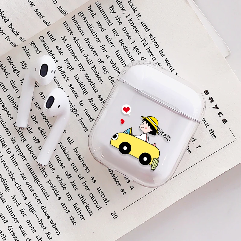 08 Мультяшный чехол для Apple Airpods, чехол, милый беспроводной Bluetooth чехол для наушников Airpods, жесткий защитный чехол - Цвет: 08