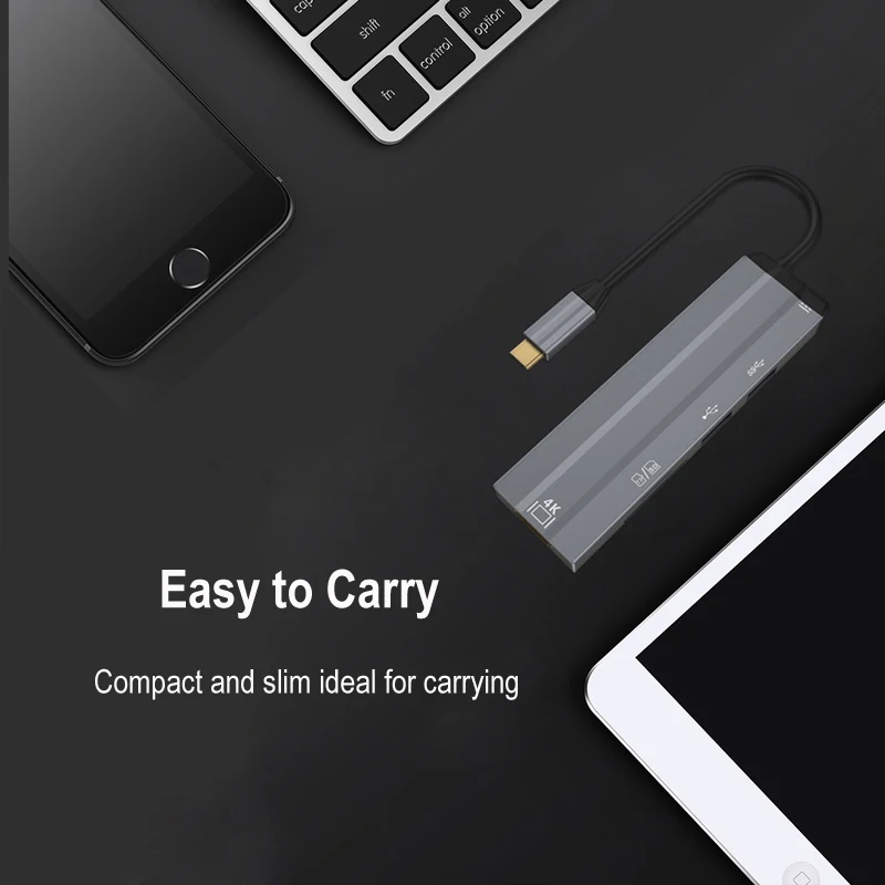 USB C HUB USB-C to 3.0 HDMI Thunderbolt 3 Adapter for MacBook Pro Accessories splitter Power Interface For Samsung Galaxy S9 |