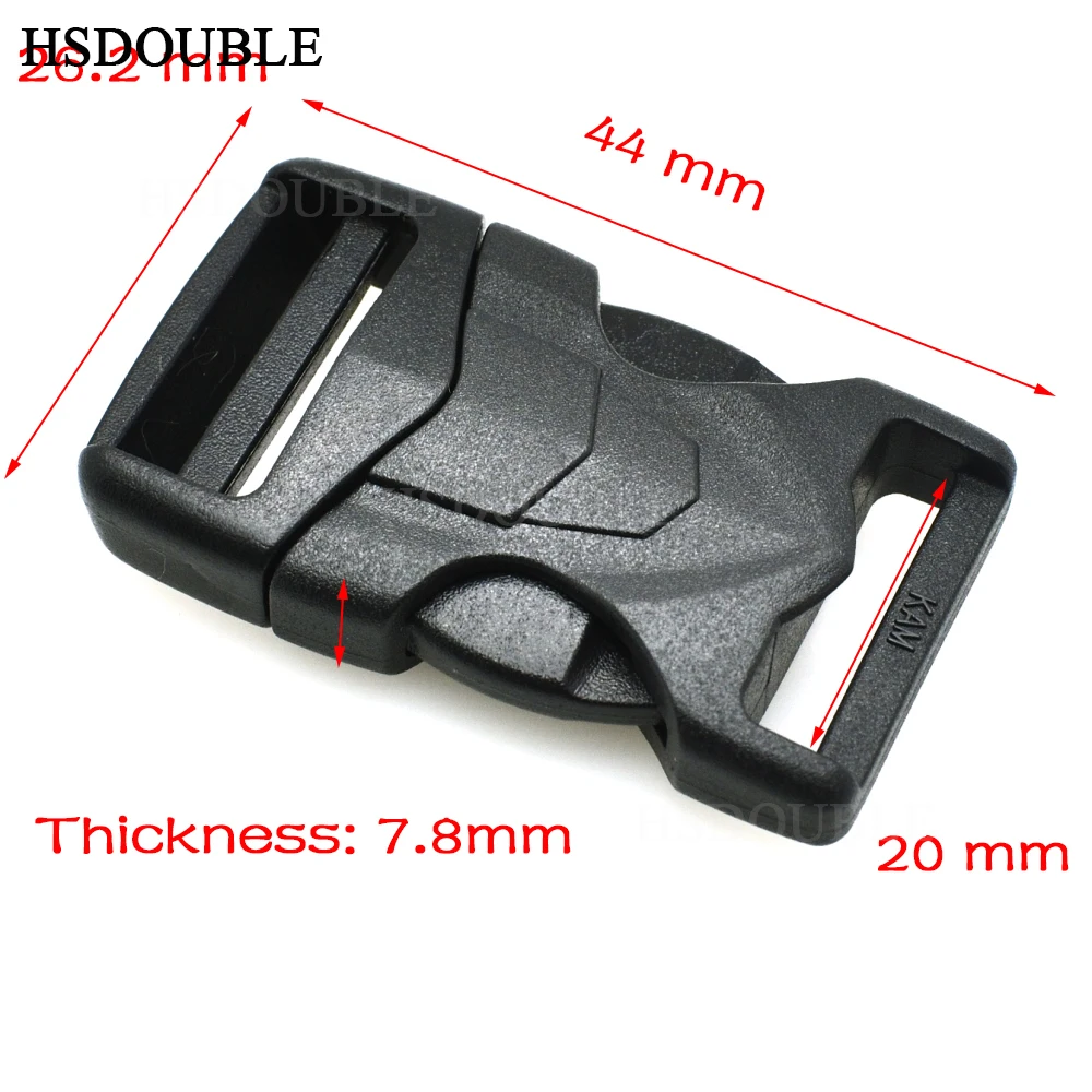 3/4''(20mm) Cool style Plastic Straight Side Release Buckles For Paracord Survival Bracelets/Dog Collar | Дом и сад