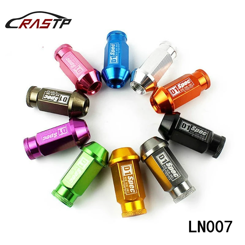 20 шт. алюминиевые гаечные гайки для гоночных колес длина 50 мм|racing wheel lug nuts|lug nutswheel