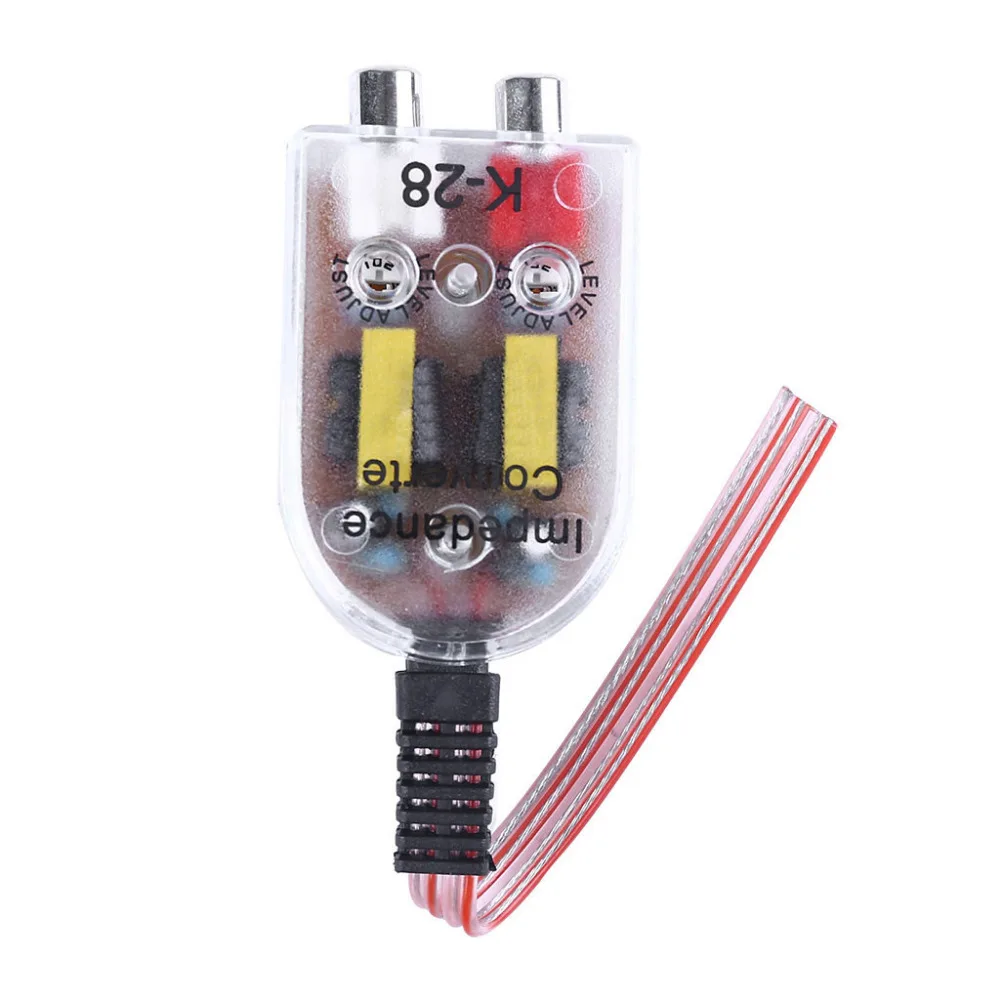 RCA DC 12V автомобильный аудио усилитель динамик с высоким до низким сопротивлением